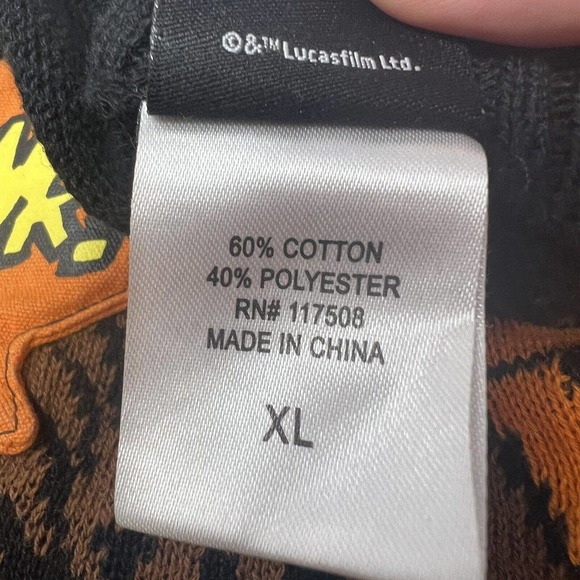 Star Wars Brown Knit Chewbacca Roar Sweater Youth Size XL, Fits Adult M/L READ - Picture 5 of 7